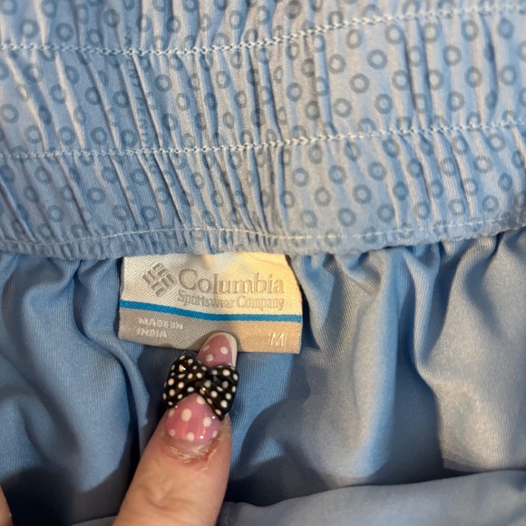 Columbia Women's Active Skort Geometric Print Blue Purple Skirt Shorts M - Picture 4 of 6